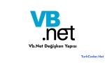 Vb.Net Değişken Yapısı