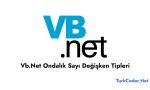 Vb.Net Ondalık Sayı Değişken Tipleri