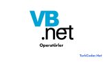 Vb.Net Operatörler