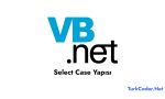 Vb.Net Select Case Yapısı