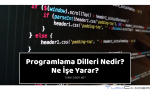Programlama Dilleri Nedir? Ne İşe Yarar?